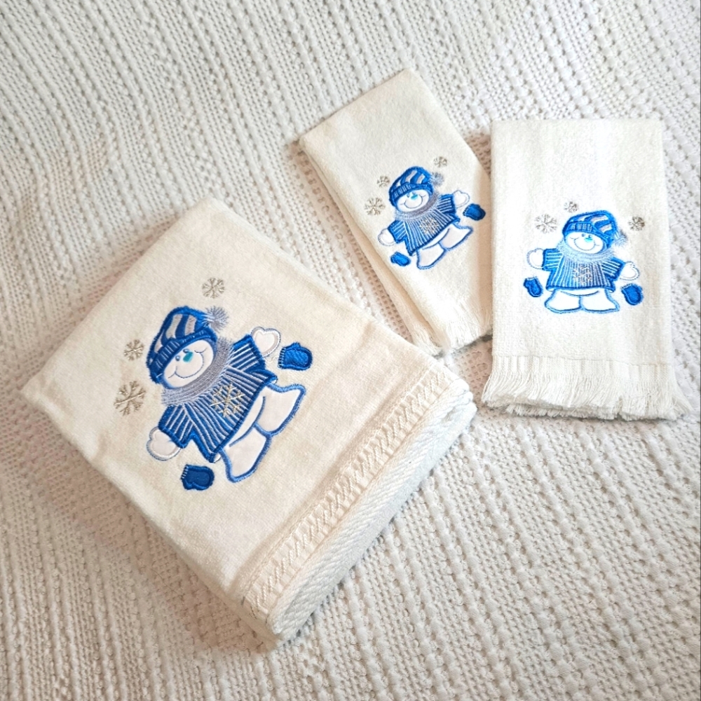 Snowman Towel & Hand towels